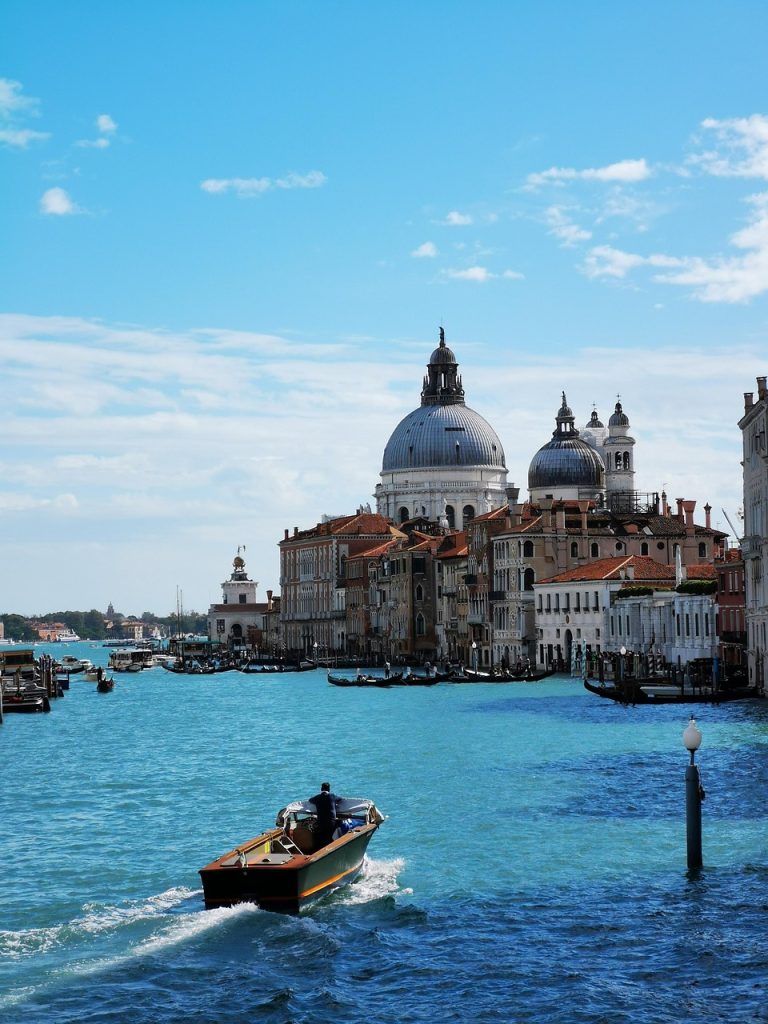 venice canal san marco cathedral view